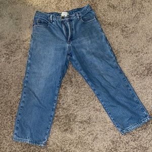 L.L. Bean Flannel-Lined Jeans 34x29